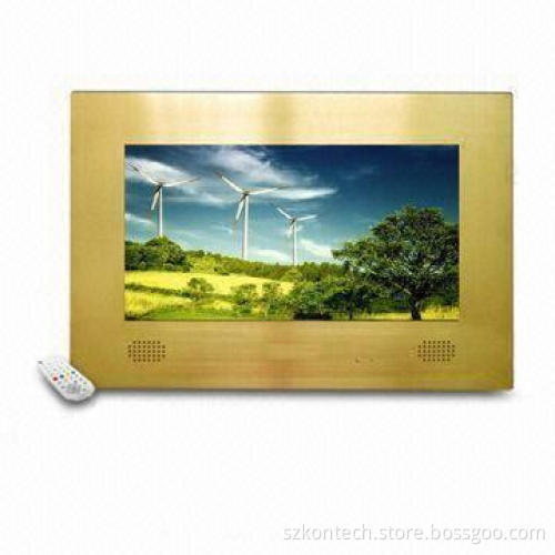 Waterproof IP66 LCD TV, Ideal for Bathroom, Shower Room, Sauna Room, Swimming Pool and Kitchen